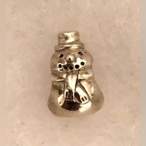 Pandora 925 Silver Snowman Charm